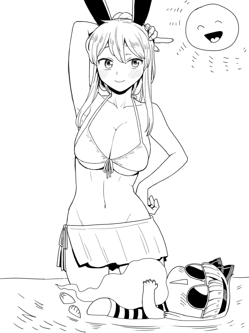 konpaku youmu and reisen udongein inaba (touhou) drawn by koyama_shigeru
