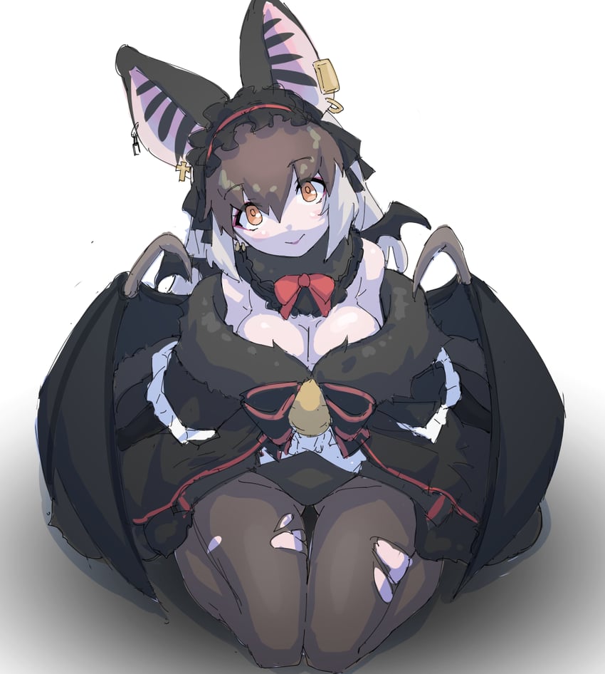 brown long-eared bat (kemono friends and 1 more) drawn by lowlandgorilla
