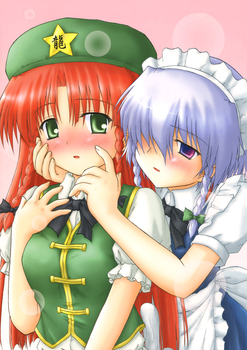 izayoi sakuya and hong meiling (touhou) drawn by kotowari_(newtype_kenkyuujo)