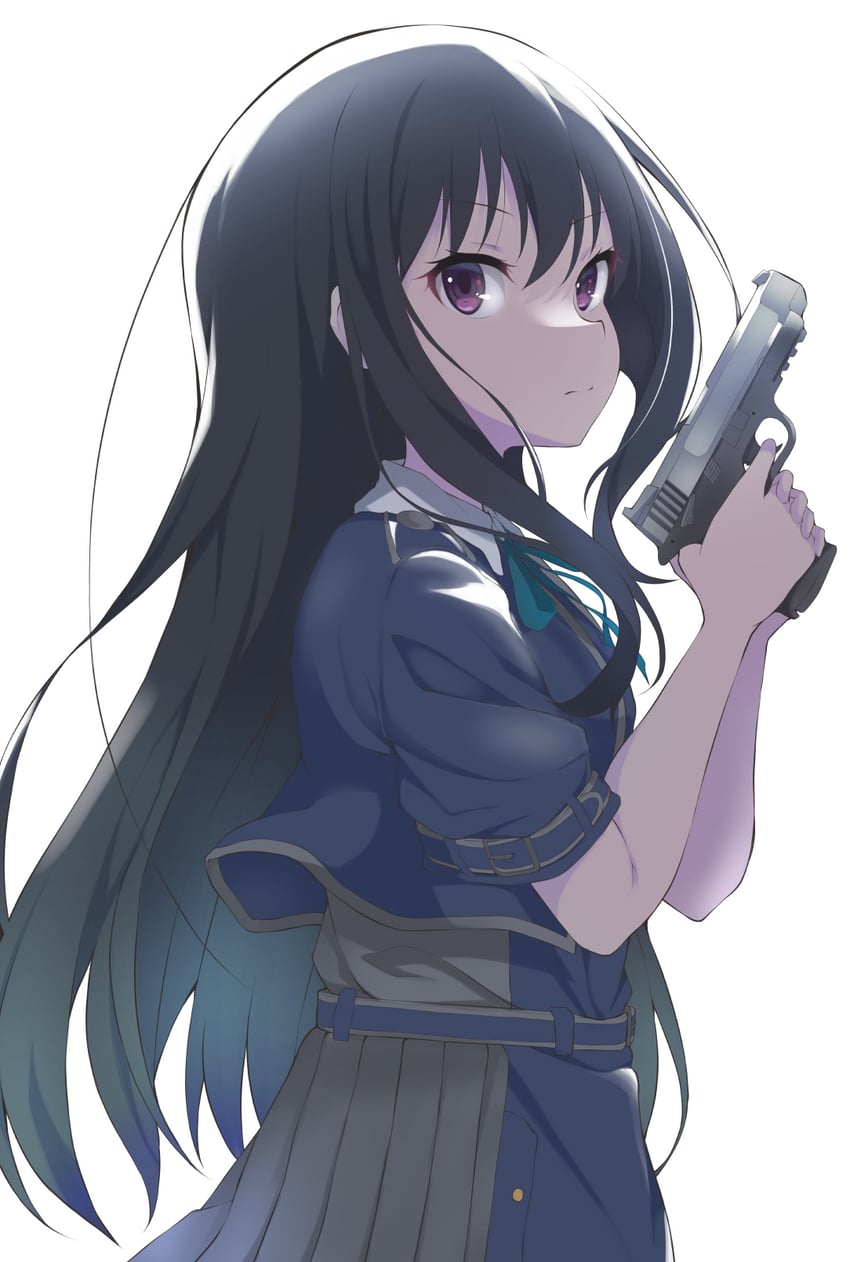 inoue takina (lycoris recoil) drawn by mijinkoo