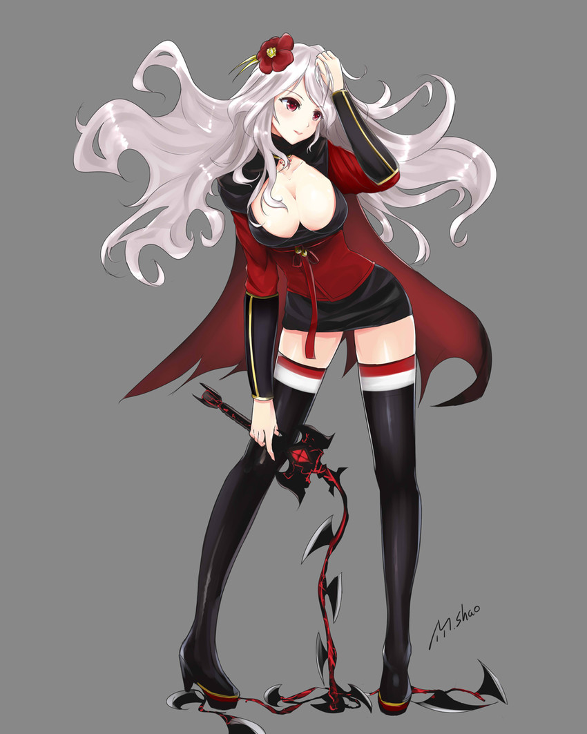 female slayer and demon slayer (dungeon and fighter) drawn by shaojiang