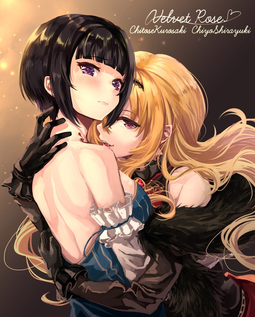shirayuki chiyo and kurosaki chitose (idolmaster and 1 more) drawn by shashaki