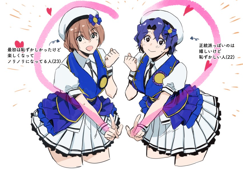 toyokawa fuka and sakuramori kaori (idolmaster and 2 more) drawn by kirihara_you