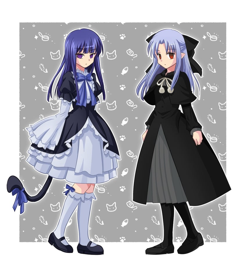 frederica bernkastel and len (tsukihime and 1 more) drawn by kimleepark1129