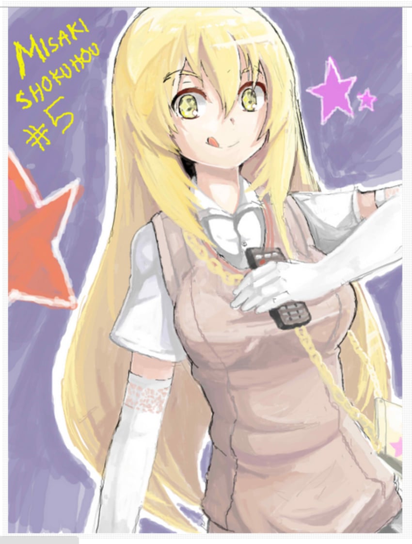 shokuhou misaki (toaru majutsu no index and 1 more) drawn by julioalqae