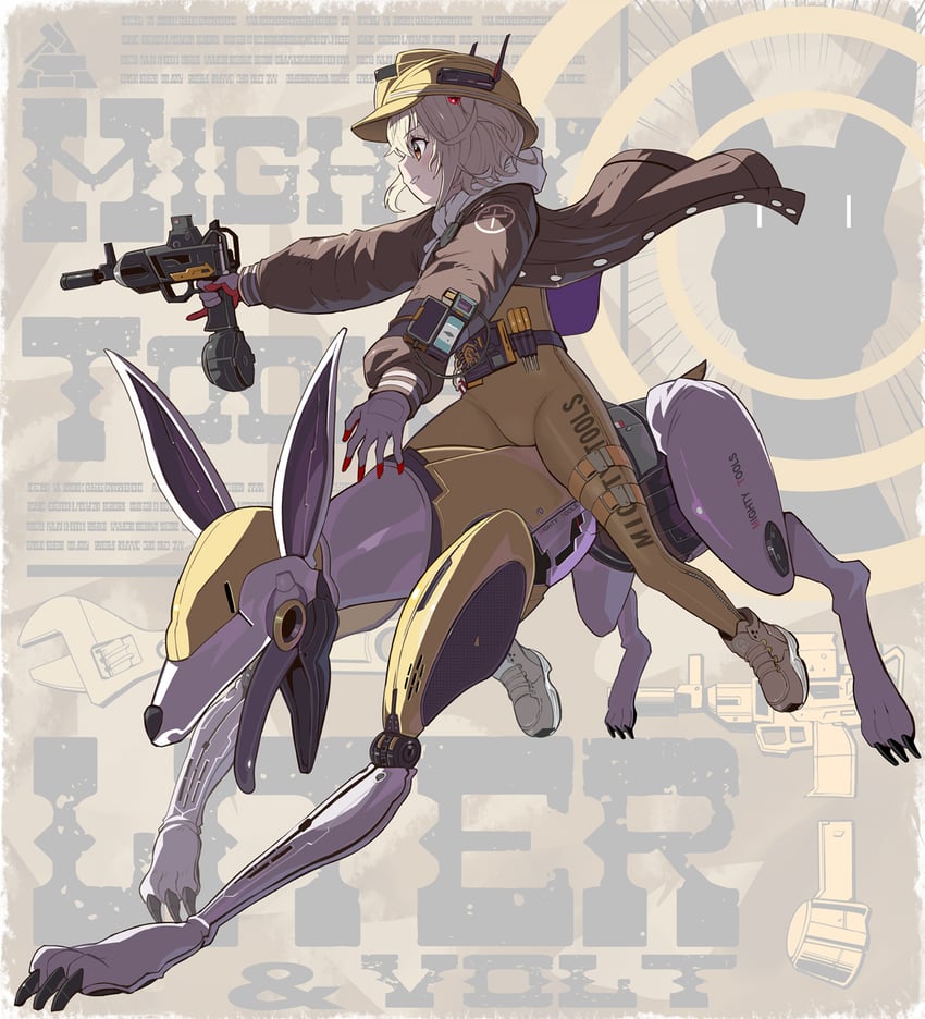 liter and volt (goddess of victory: nikke) drawn by syope