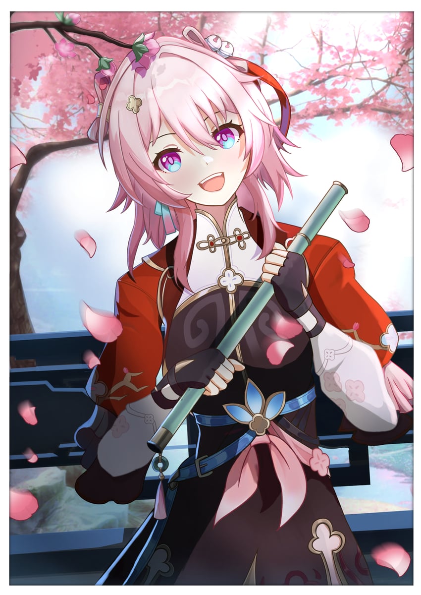 march 7th (honkai and 1 more) drawn by norlin
