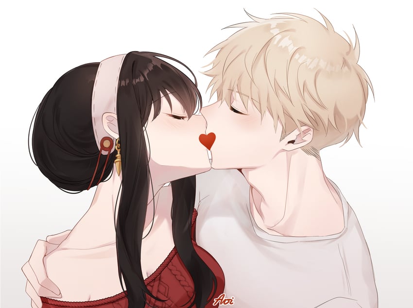 yor briar and twilight (spy x family) drawn by aoirnn