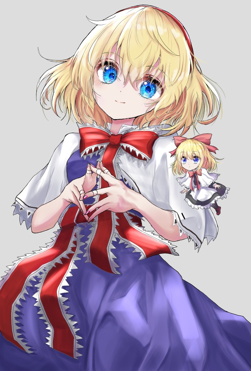 alice margatroid and shanghai doll (touhou) drawn by kayon_(touzoku)