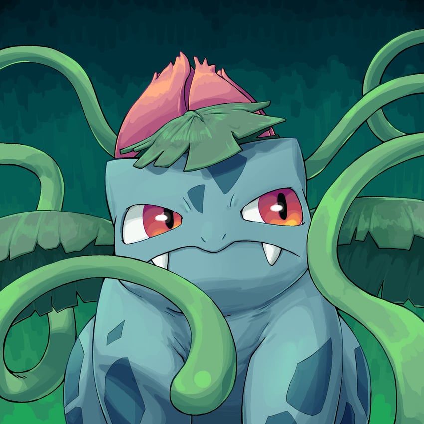 ivysaur (pokemon) drawn by sharpski