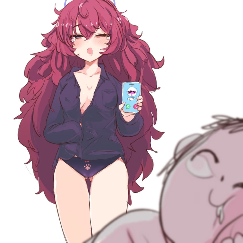 sensei, doodle sensei, and iroha (blue archive) drawn by shiming_liangjing