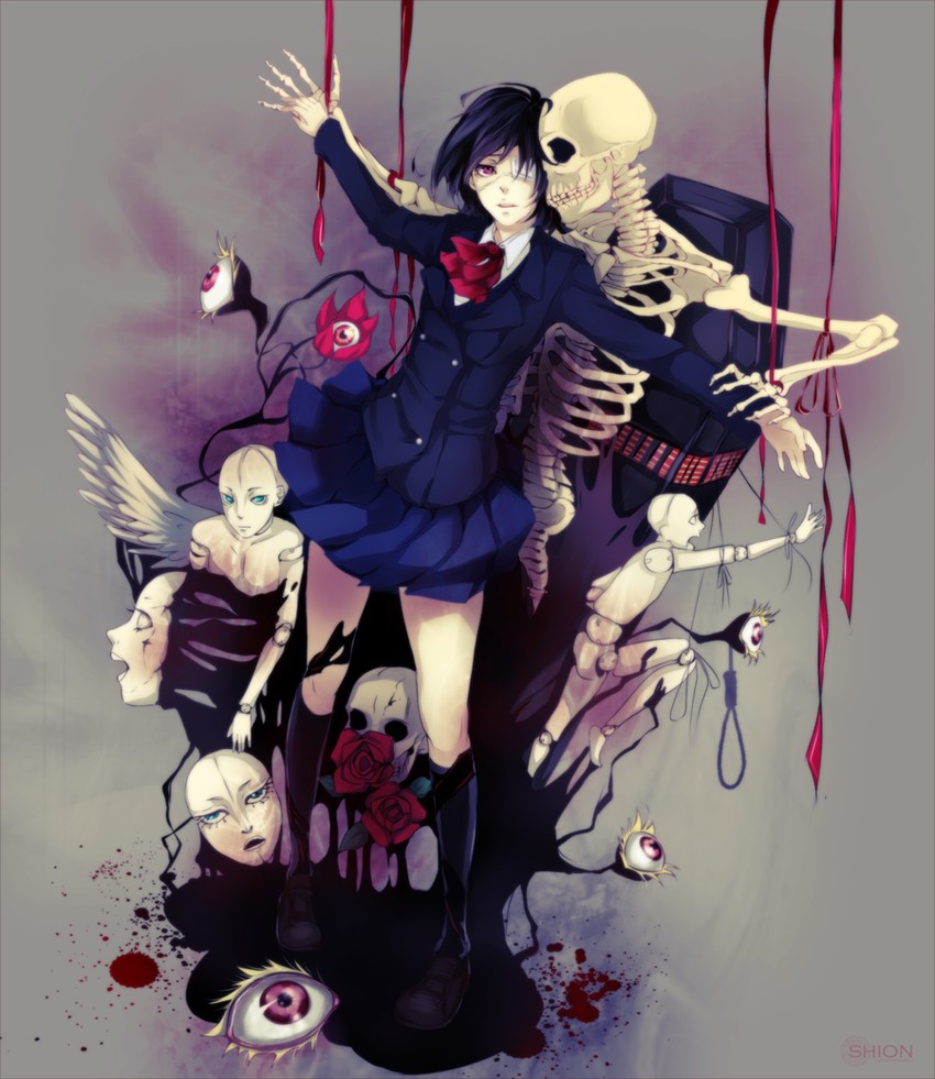 misaki mei (another) drawn by katagawa_mika