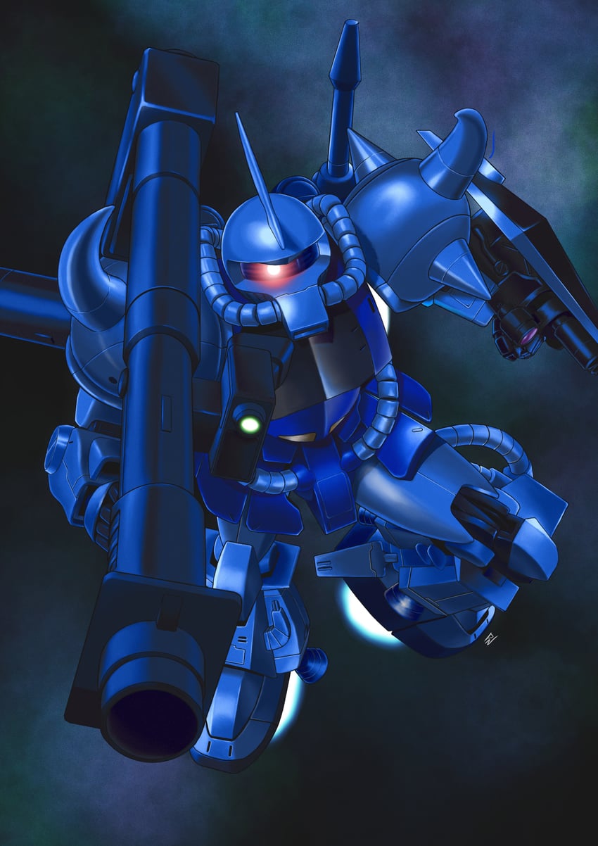 gouf (gundam and 1 more) drawn by primate_nemesis