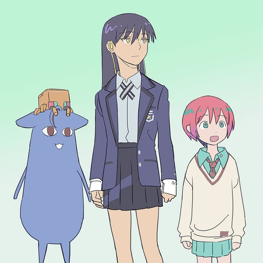 amate yuzuriha, shuji ito, nyaan, and conch (gundam and 2 more) drawn by mrtoen