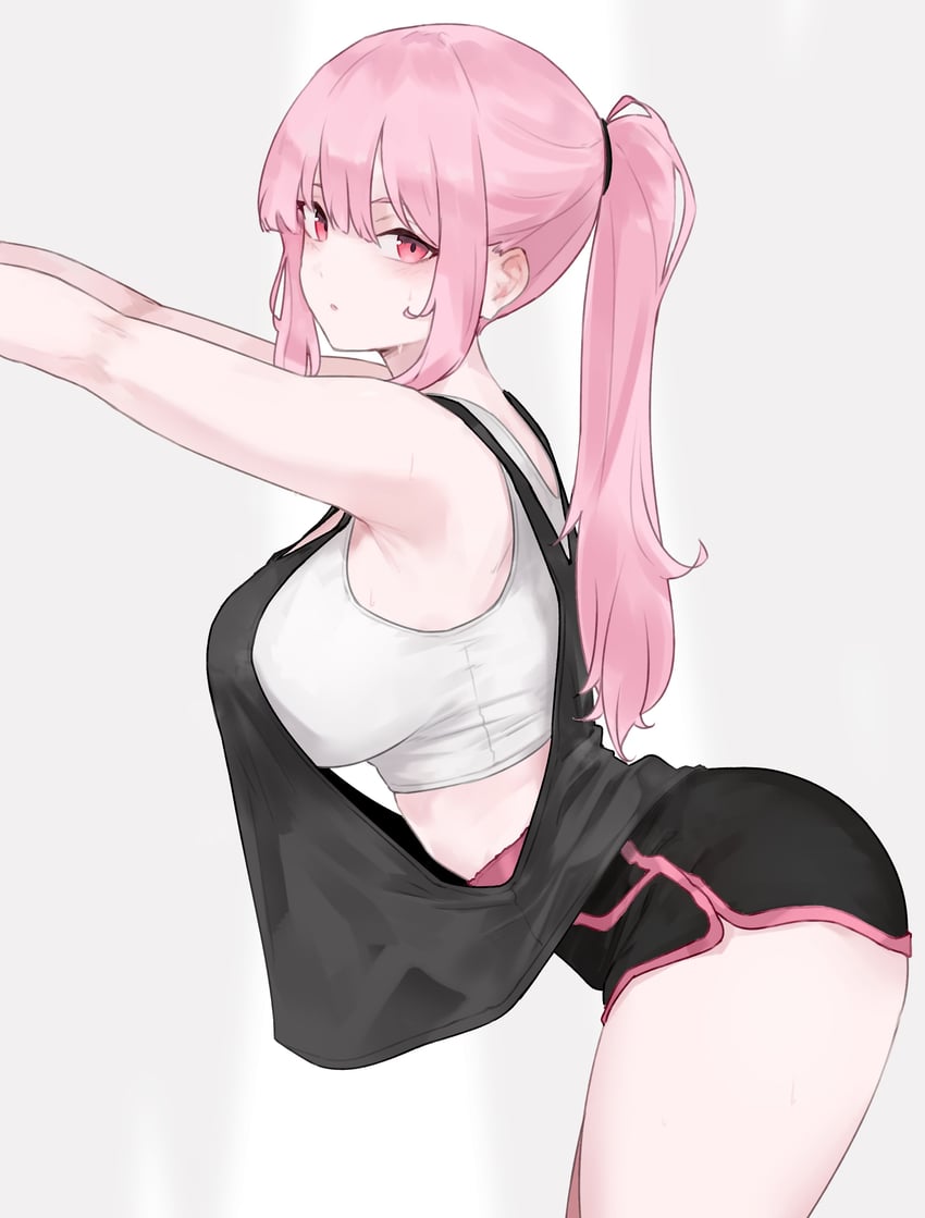 mori calliope (hololive and 1 more) drawn by bluefield