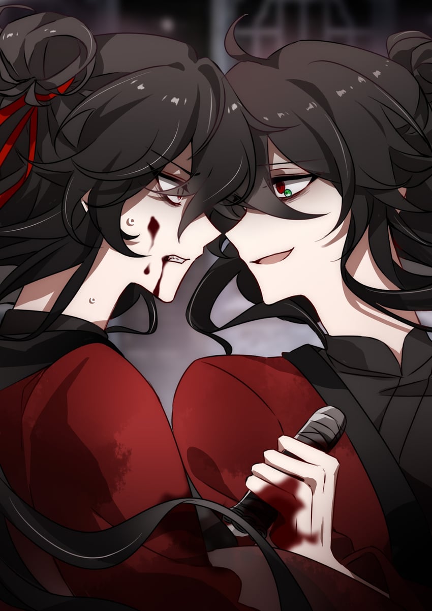 li huowang and hong zhong (dao gui yi xian) drawn by vincent_(xialuotalotta)