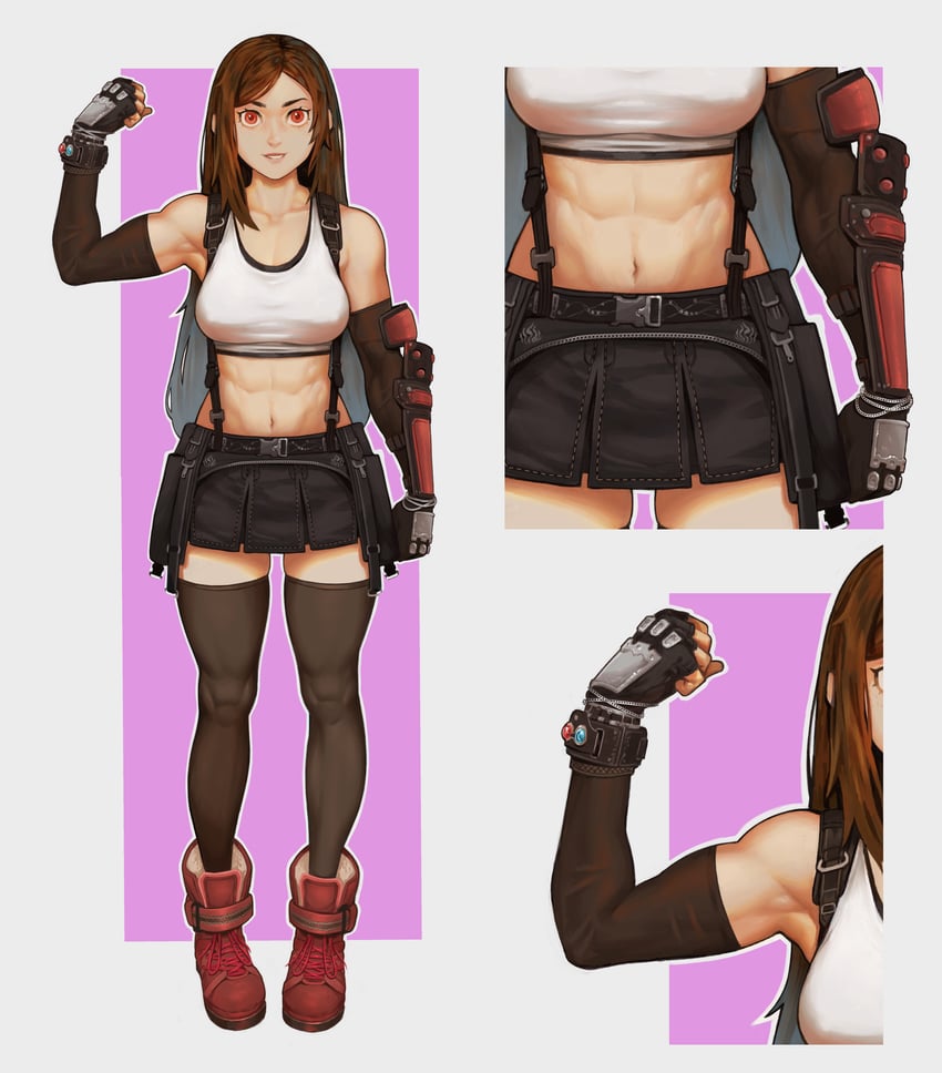 tifa lockhart (final fantasy and 1 more) drawn by effy_neprin