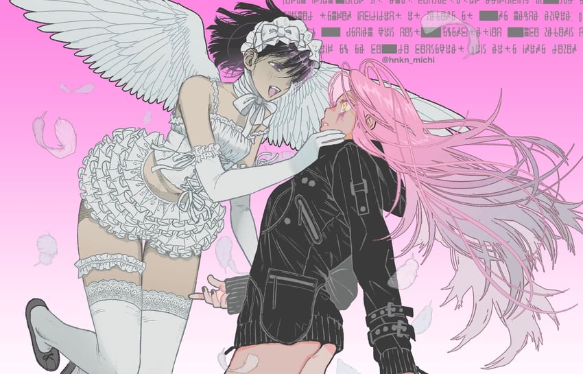 sua and mizi (alien stage) drawn by michi_(hnkn_michi)