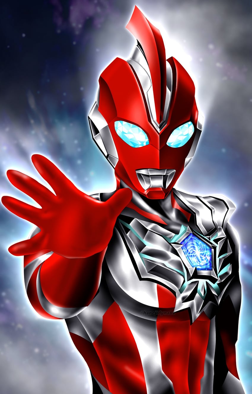 ultraman omega (ultra series and 1 more) drawn by hanejidyna86