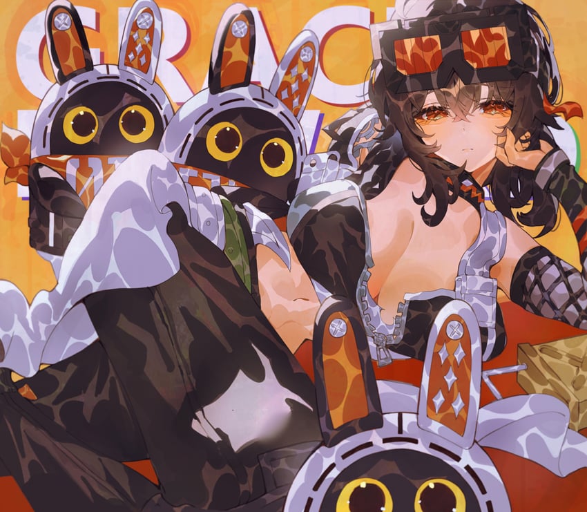 eous and grace howard (zenless zone zero) drawn by indol