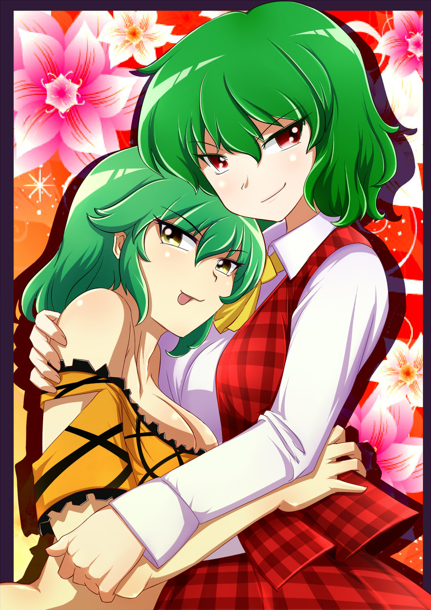 kazami yuuka and hikage (touhou and 1 more) drawn by makumaxu