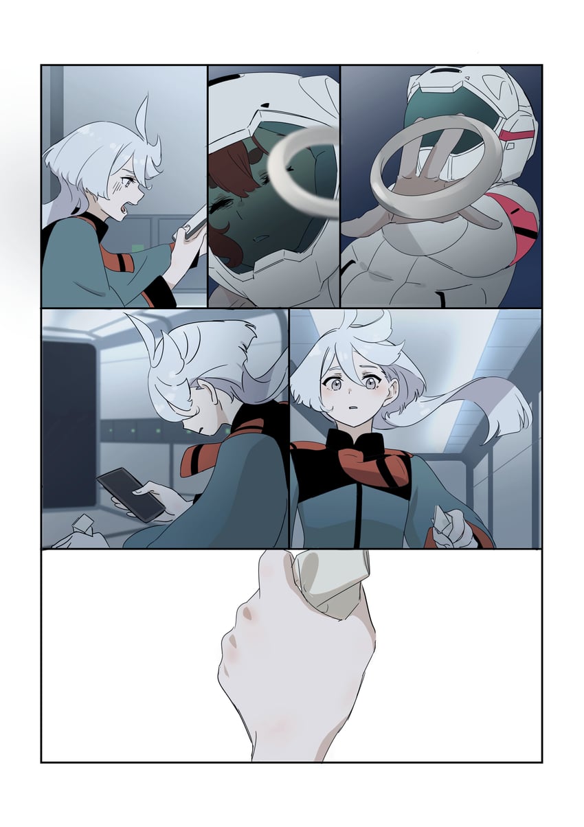 suletta mercury and miorine rembran (gundam and 1 more) drawn by shindo9600