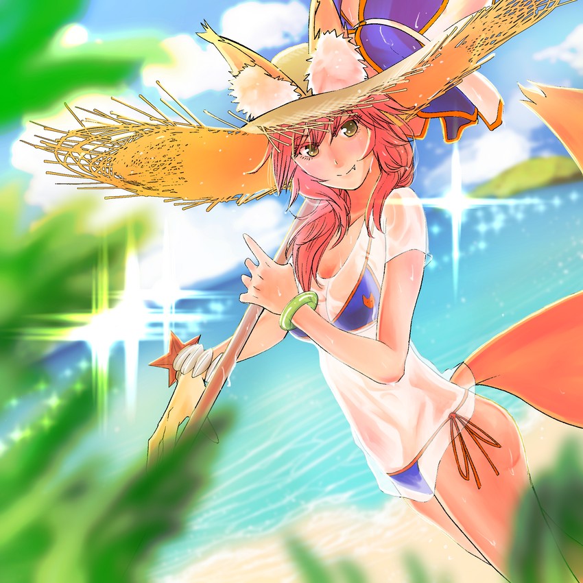 tamamo and tamamo no mae (fate and 1 more) drawn by 0kj3263r209223y