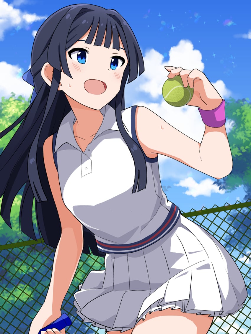 mogami shizuka (idolmaster and 2 more) drawn by trinitro_t