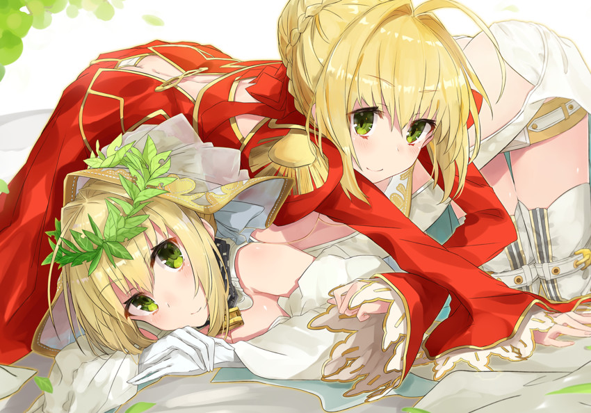nero claudius (fate and 2 more) drawn by nuko_miruku