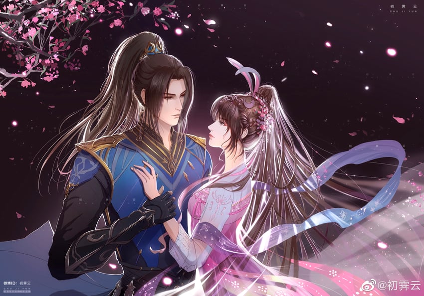 xiao wu and tang san (douluo dalu) drawn by chu_ji_yun