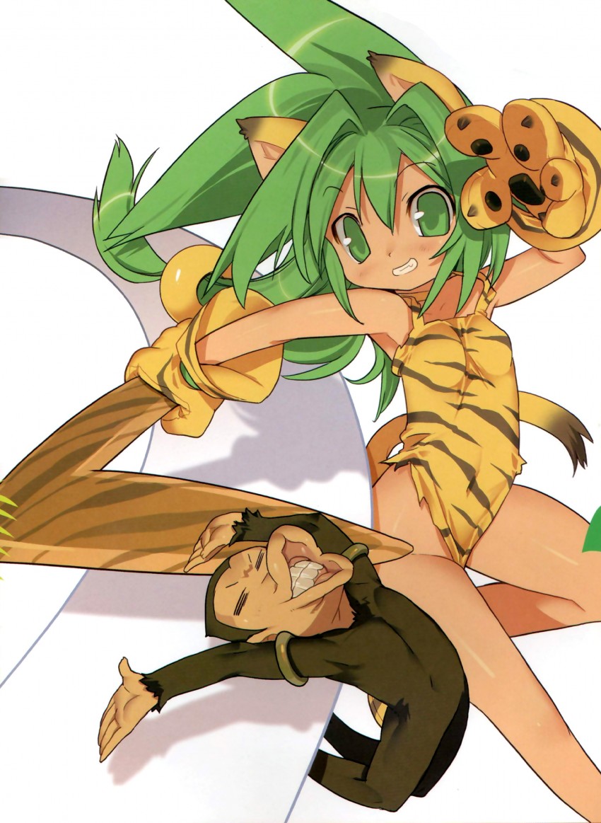 cham cham and paku paku (queen's blade and 2 more) drawn by blade_(galaxist)