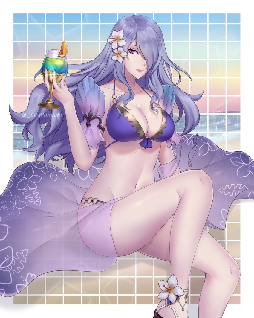 camilla (fire emblem and 2 more) drawn by seapancake