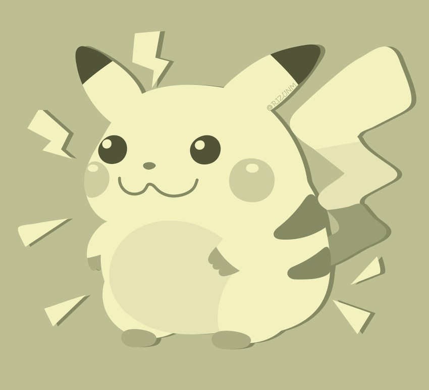 pikachu (pokemon and 1 more) drawn by rizu_(rizunm)