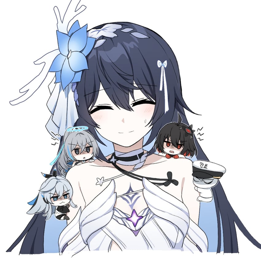 bronya zaychik, seele vollerei, seele, captain, and project bunny (honkai and 1 more) drawn by lix_(iroiro3843)