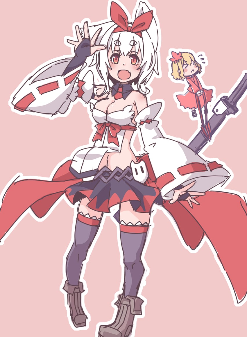 inubashiri momiji and aki shizuha (touhou) drawn by kuro-ekaki