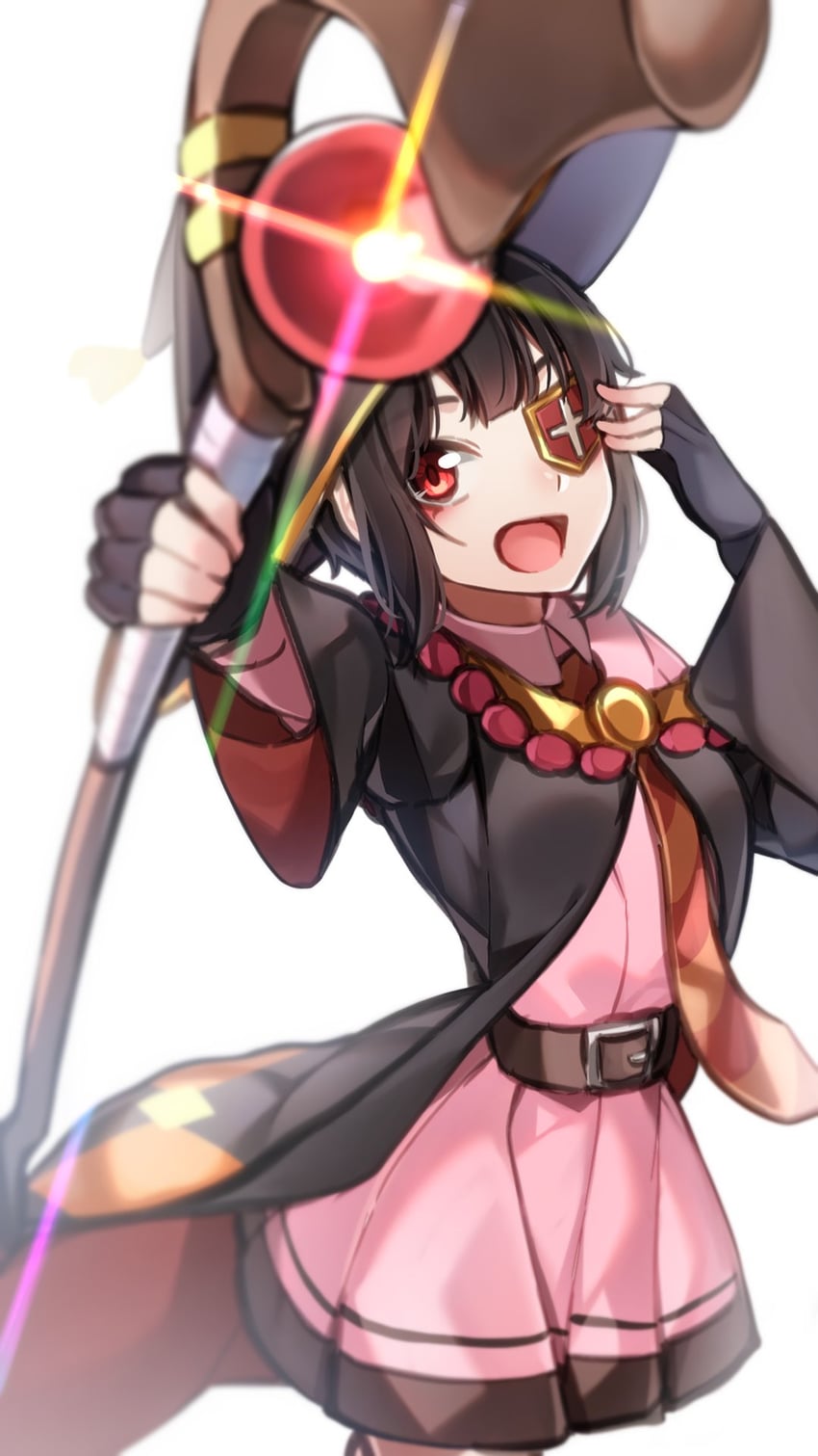 megumin (kono subarashii sekai ni shukufuku wo! and 1 more) drawn by sarasara_shoyu