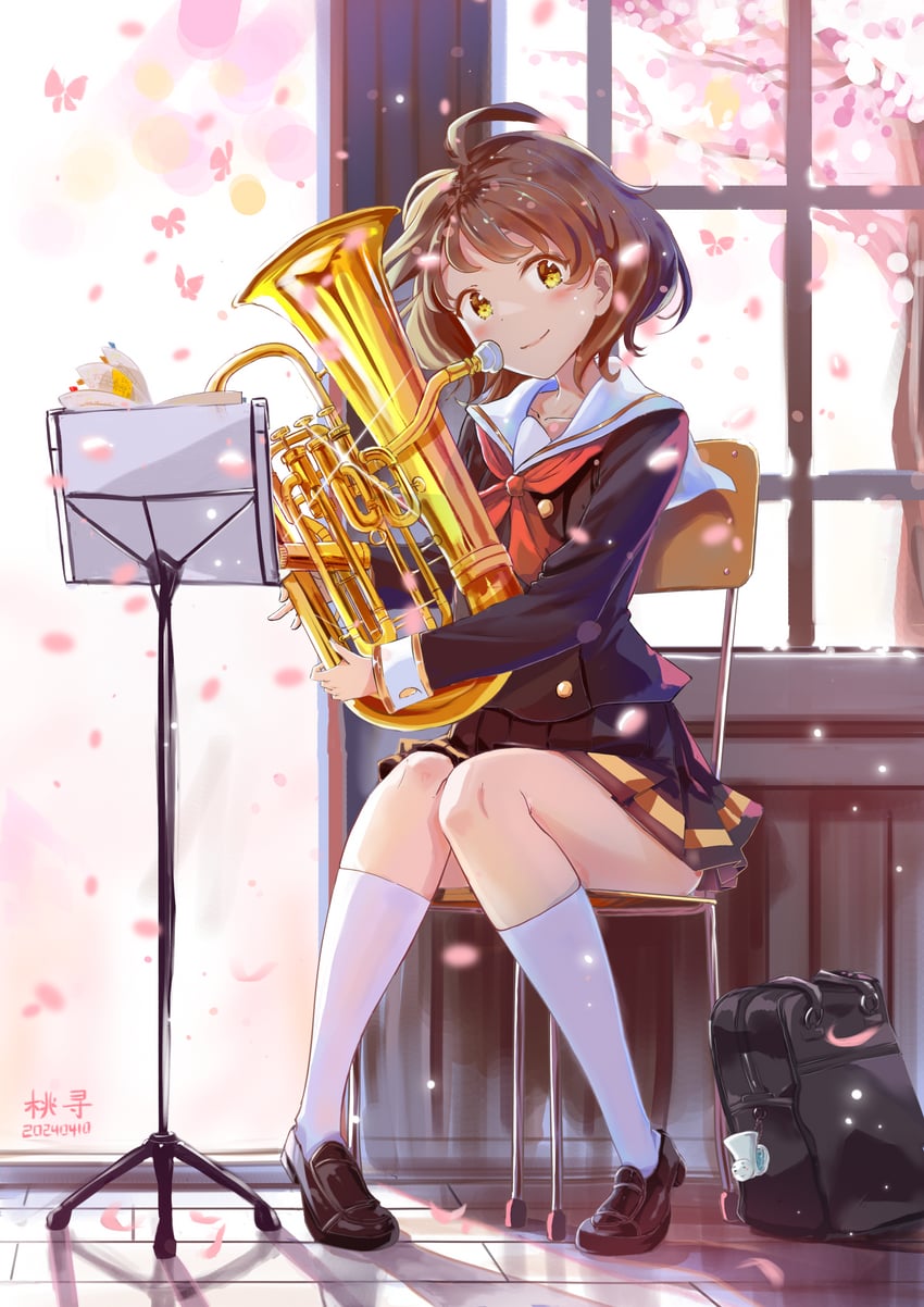 oumae kumiko (hibike! euphonium) drawn by yu_heng_heng_taoxun
