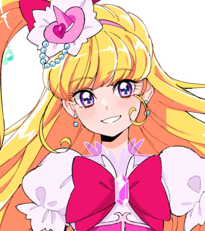 asahina mirai and cure miracle (precure and 1 more) drawn by shirako_love
