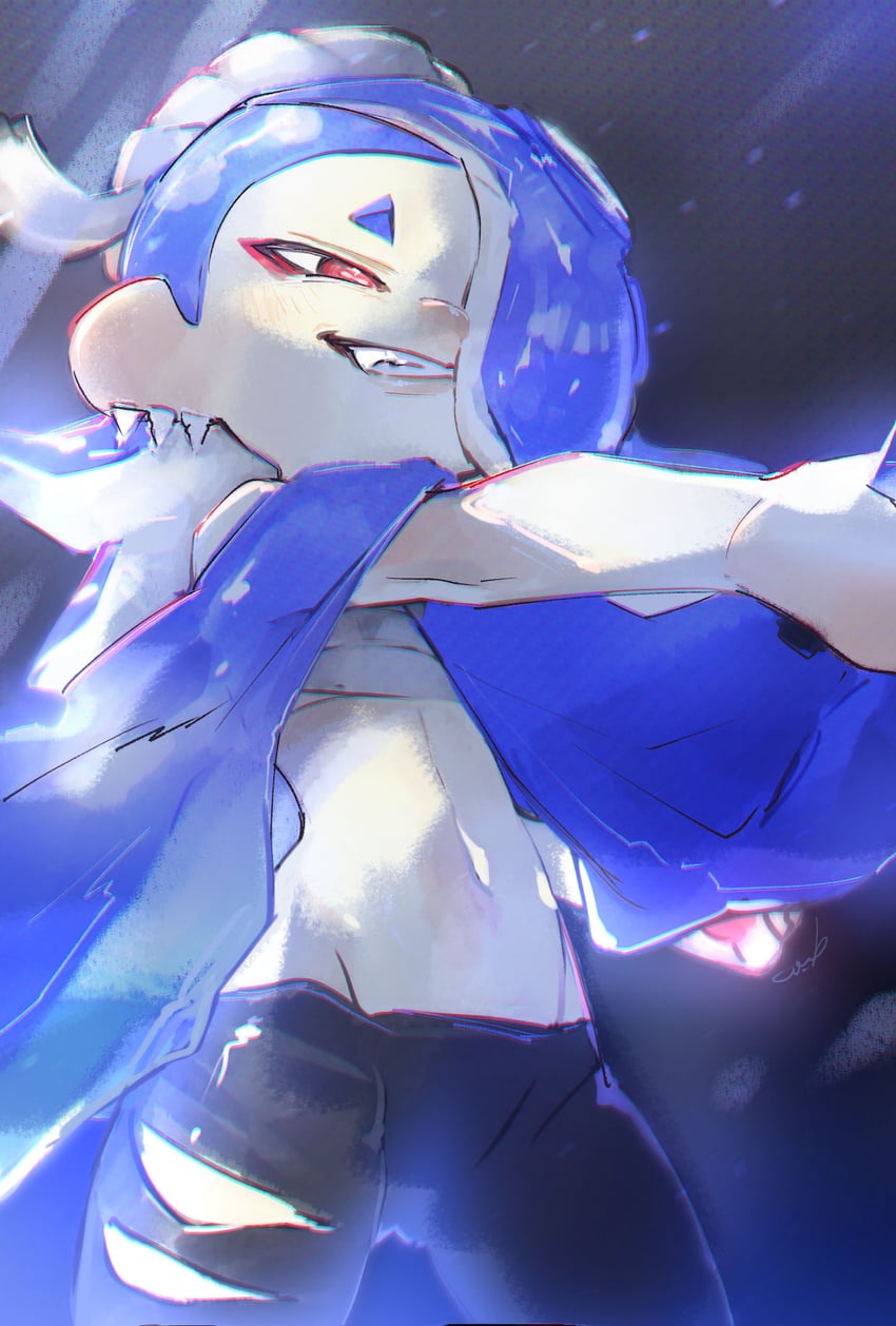 shiver (splatoon and 1 more) drawn by kandori_makoto