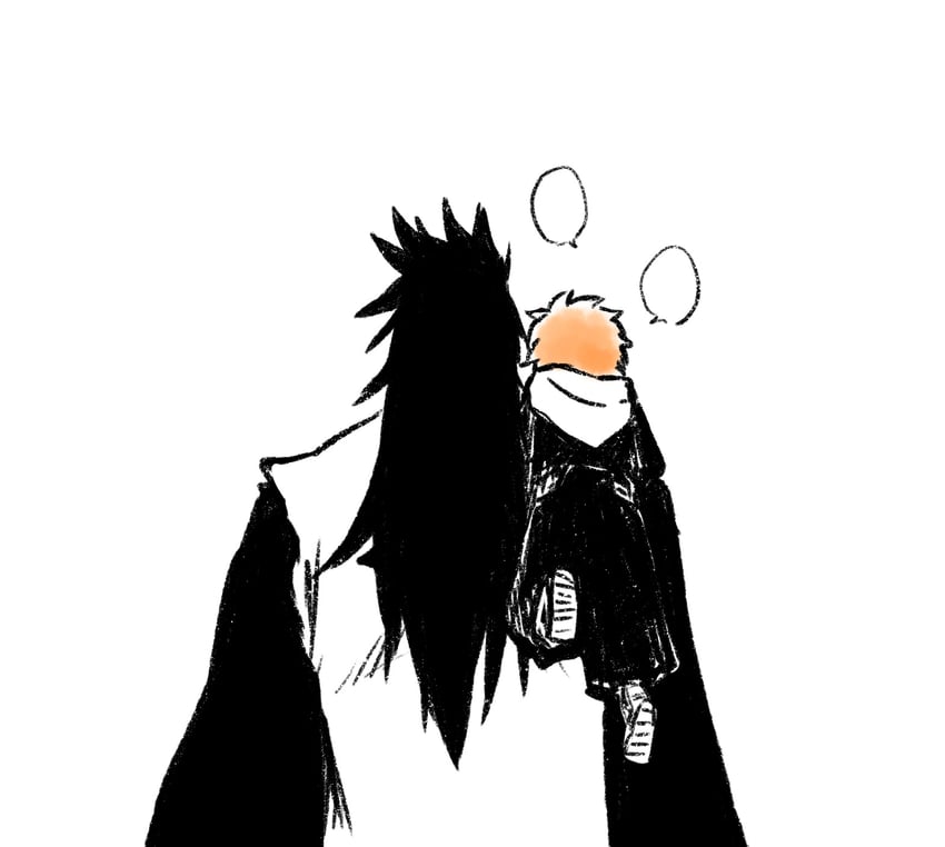 zaraki kenpachi and kurosaki kazui (bleach and 1 more) drawn by choko_egg