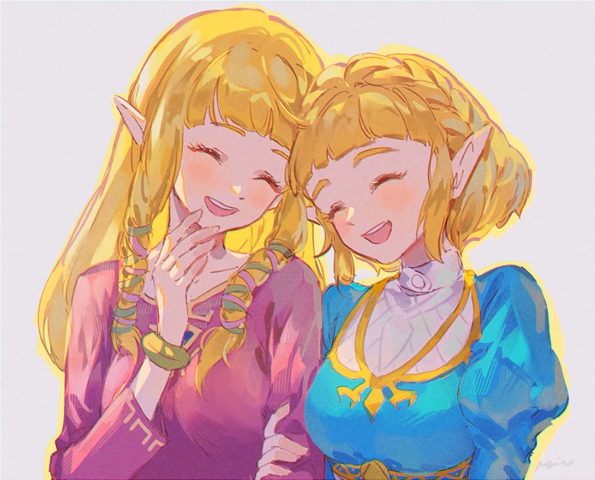 princess zelda (the legend of zelda and 2 more) drawn by rain_rkgk