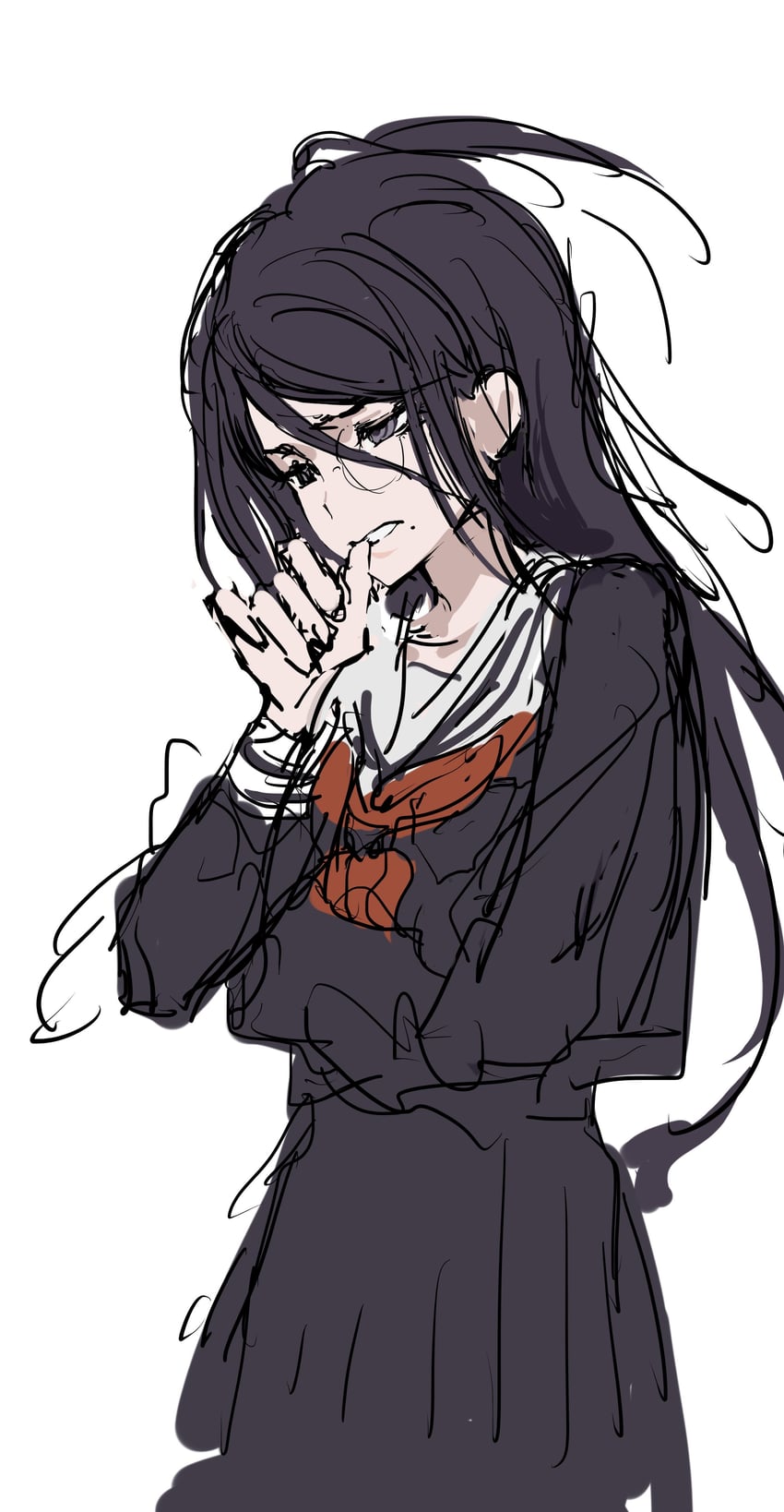 fukawa toko (danganronpa and 1 more) drawn by fug_uai