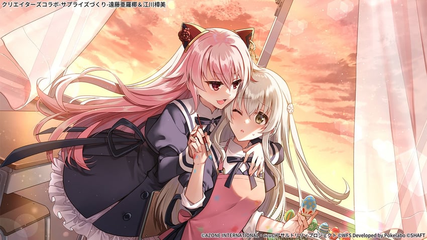 egawa kusumi and endou araya (assault lily) drawn by nekozuki_yuki