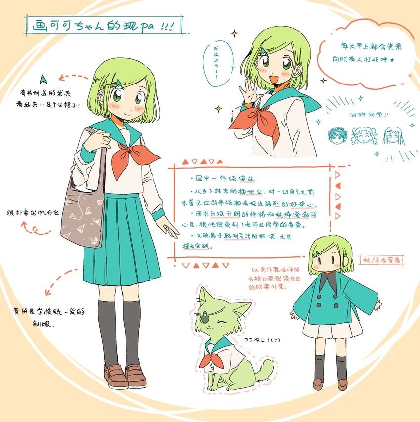 coco, agott, richeh, and tetia (tongari boushi no atelier) drawn by yongji_(moli1023)