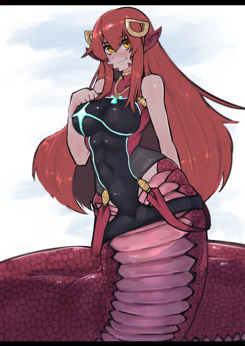 miia and pyra (xenoblade chronicles and 2 more) drawn by longneko