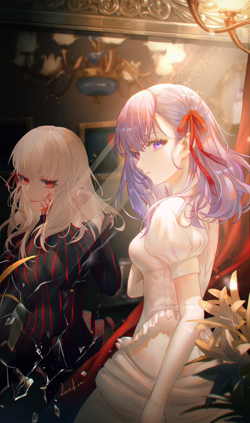 matou sakura and dark sakura (fate and 1 more) drawn by level02