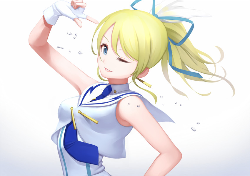 ayase eli (love live! and 1 more) drawn by bon_nob