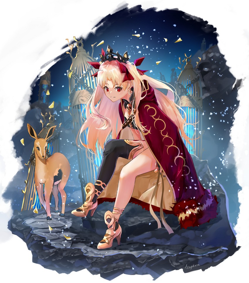 ereshkigal (fate and 1 more) drawn by hamanashi_(trapiorra)