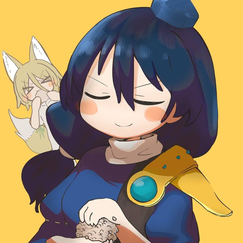 kudamaki tsukasa and iizunamaru megumu (touhou) drawn by kyuukei_usagi