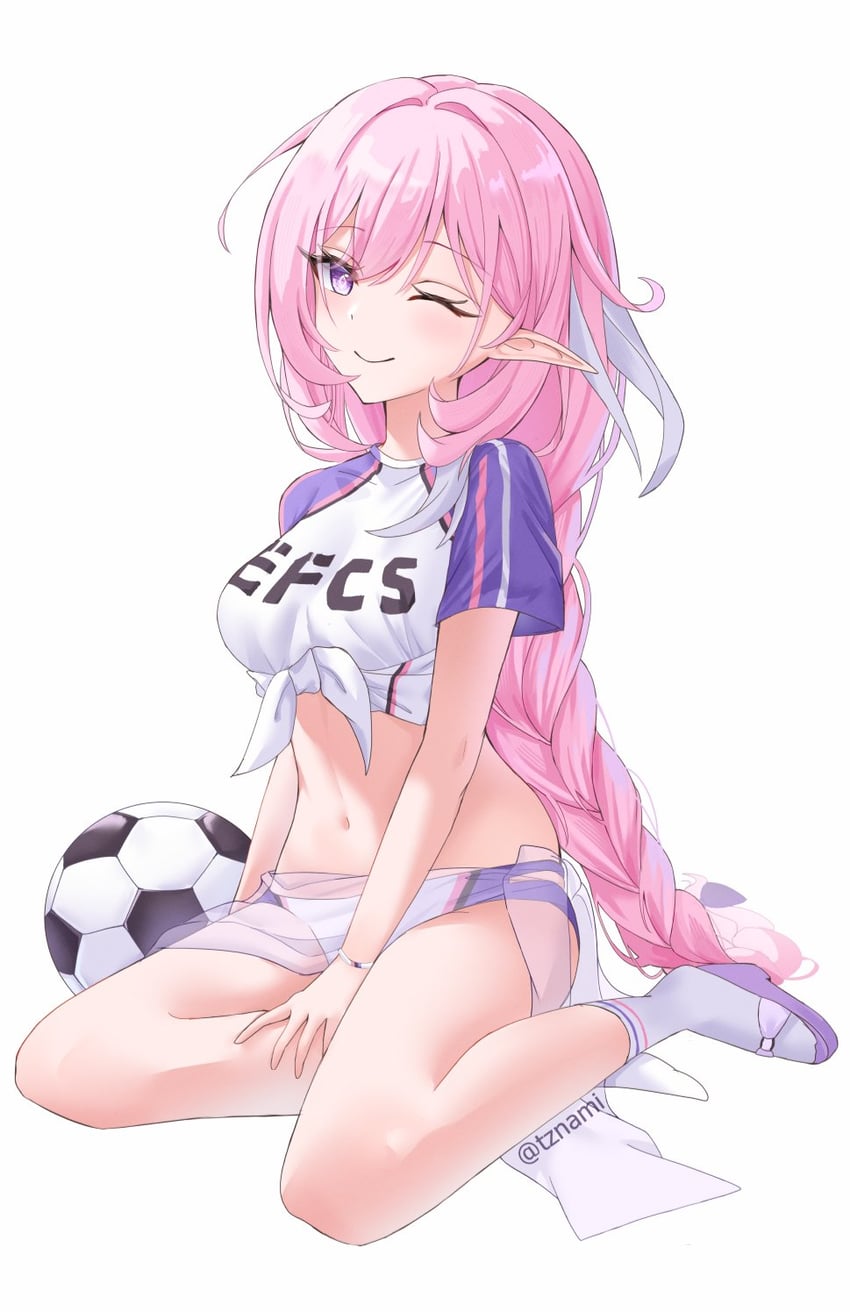 elysia (honkai and 1 more) drawn by nami_(tznami)